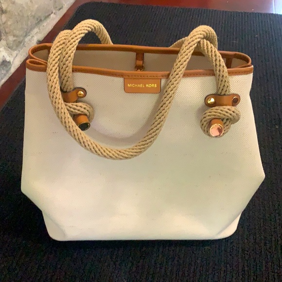 MICHAEL KORS LARGE BEACH BAG PURSE - Picture 7 of 8